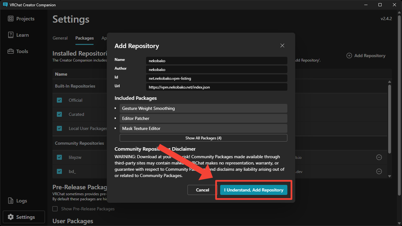Add Repository